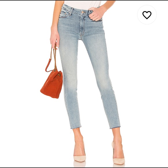 MOTHER Denim - MOTHER | HIgh Waisted Ankle Fray in Pretty Please